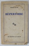 REPERTOIRE par MICHEL BUTOR , EDTUDES ET CONFERENCES 1948 - 1959 , APARUTA 1960