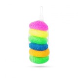 Set burete abraziv - 6 buc. - colorate - 56158