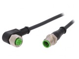 Cablu de Conectare M12 4P 2m 250V 4A PUR IP67