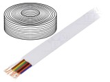 Cablu telecomunicații 8x28AWG alb