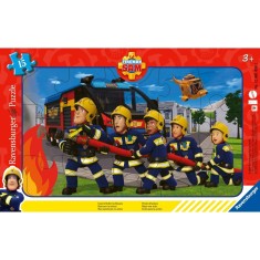 Ravensburger - Puzzle tip rama pompierul Sam 15 piese