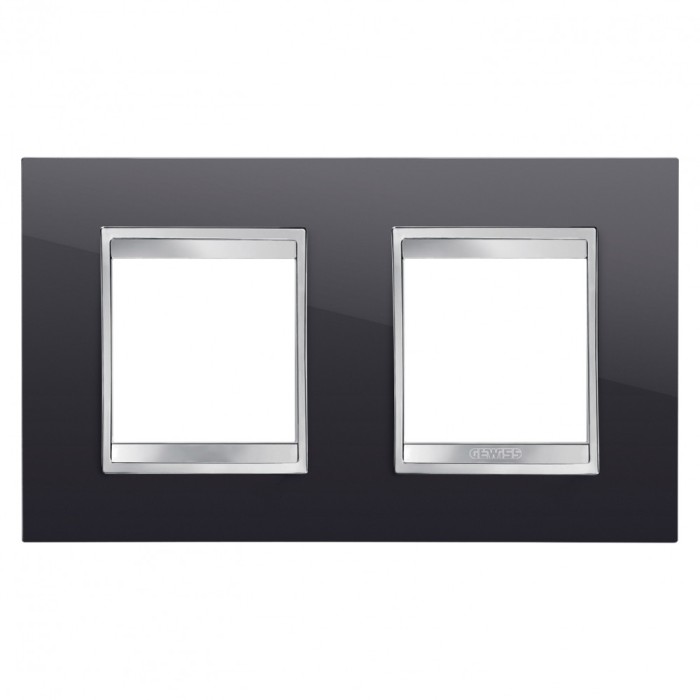 Rama Ornament 2P LUX Gewiss Chorus negru GW16223TN