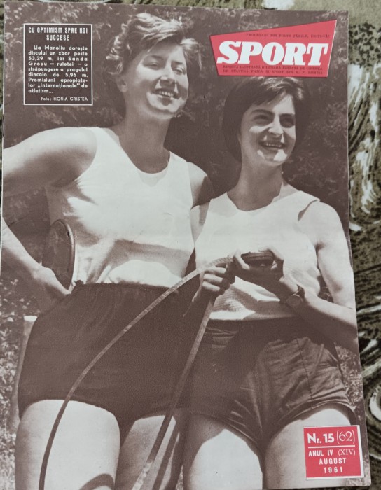 myh 110 - Revista SPORT - nr 15/august 1961