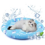 Saltea de răcire rotundă pentru animale de companie, auto-răcitoare, gel non-toxic &ndash; 55 cm