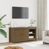 VidaXL Comodă TV, maro miere, 103x36,5x52 cm, lemn masiv de pin