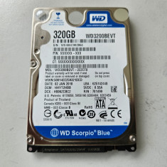 HDD laptop WDC WD3200BEVT 320GB 5400 RPM 2.5" SATA garantie 6luni