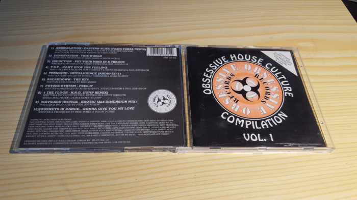 [CDA] Obsessive House Culture - Compilation vol. 1 - cd audio
