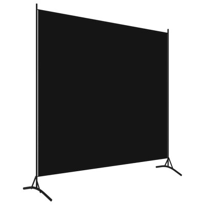 Separator de camera, negru, 175x180 cm, textil foto