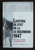 Mircea Chirițoiu (ed.) - Lovitura de stat de la 30 decembrie 1947 (documente)