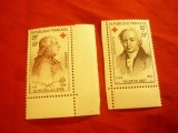 Serie Franta 1959 - Crucea Rosie - Personalitati , 2 valori