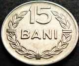 Moneda 15 BANI - RS ROMANIA, anul 1966 *cod 546