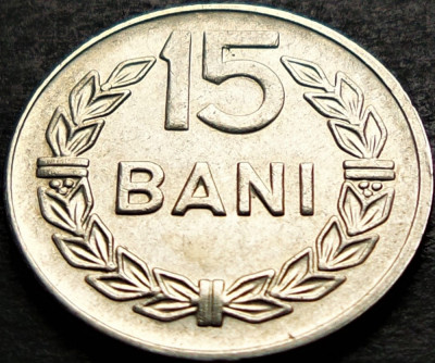 Moneda 15 BANI - RS ROMANIA, anul 1966 *cod 546 foto