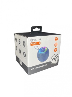 Boxa portabila Tellur Mirage Bluetooth, albastru foto