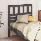 VidaXL Tăblie de pat, gri, 106x4x100 cm, lemn masiv de pin