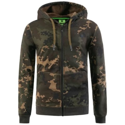 Hanorac KORDA Zip Hoodie, Dark Kamo, Marime M foto