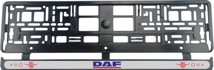 Set 2 bucati, suport numar inmatriculare DAF II
