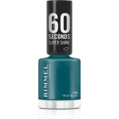 Rimmel 60 Seconds Super Shine lac de unghii culoare 104 True Blue 8 ml