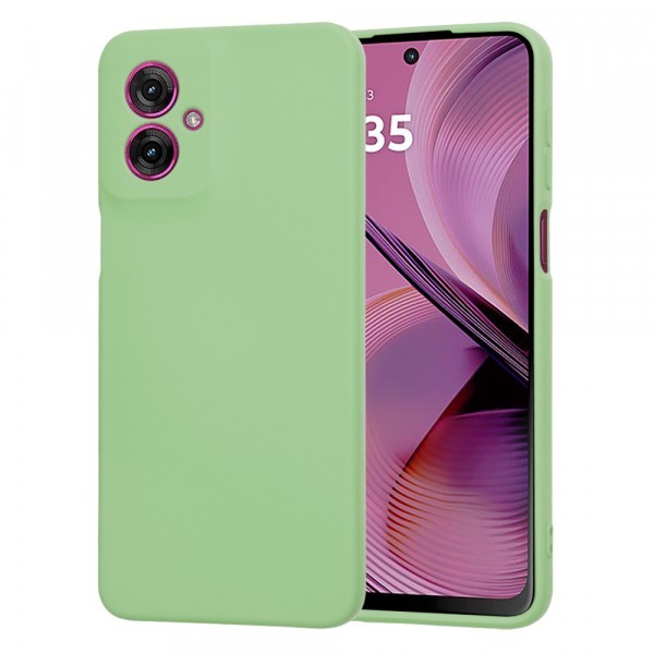 Husa pentru Motorola Moto G55, Techsuit, SoftFlex, Verde Deschis