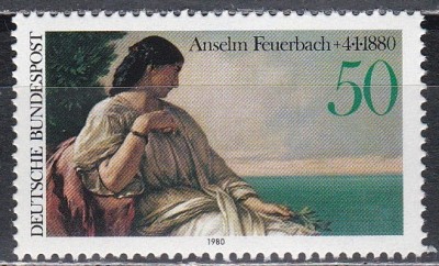 Germania 1980 - 100 de ani de la moartea lui Anselm Feuerbach, pictor, MNH foto