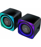 Sistem de boxe Well 2.0 BRW01 USB 18W lumina RGB Bluetooth
