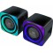 Sistem de boxe Well 2.0 BRW01 USB 18W lumina RGB Bluetooth SPKR-MM2.0-BRW01-WL