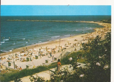 Carte Postala veche - Eforie Sud - Plaja , necirculata foto