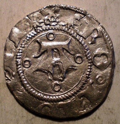 G.312 ITALIA REPUBLICA BOLOGNA BOLOGNINO GROSSO 1380 1443 GROS ARGINT V2 foto