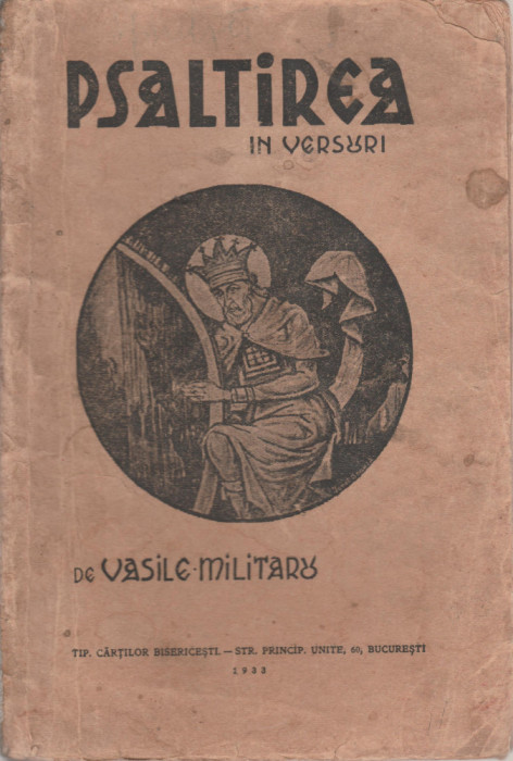 Vasile Militaru - Psaltirea in versuri (editie princeps)