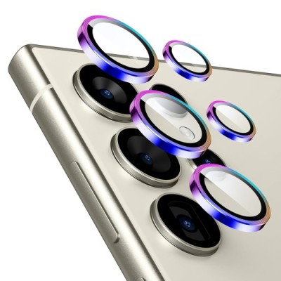 Folie Camera pentru Samsung Galaxy S24 Ultra - ESR Lens Protector Tempered Glass - Chromatic foto