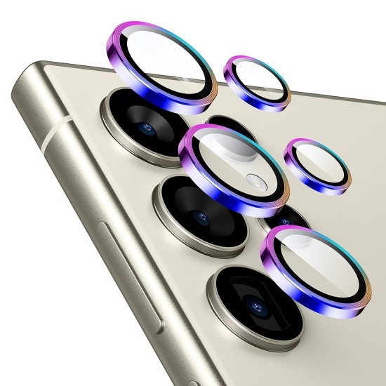 Folie Camera pentru Samsung Galaxy S24 Ultra - ESR Lens Protector Tempered Glass - Chromatic