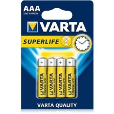 Set 4 baterii AAA 1.5V, Varta