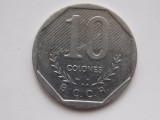 10 COLONES 1992 COSTA RICA