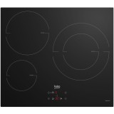 Plita incorporabila Beko HII63402MT, Inductie, 3 zone gatit, Control touch, Safety Lights, Anti-Overflow System
