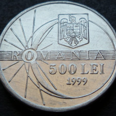 Moneda 500 Lei - ROMÂNIA, anul 1999 * cod 3090 A = ECLIPSA UNC DIN SACULET BNR!