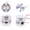 Piston cap compresor de aer 65mm pentru compresie in 2 etape 12.5 bari CH065