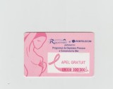 bnk card Cartele telefonice - Romania Romtelecom 2005 - Breast Cancer 4 - Col:RO-ROM-0299B