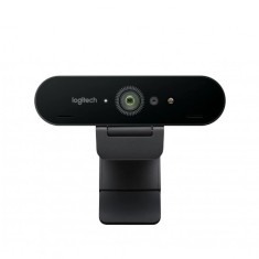 Webcam Refurbished Logitech BRIO 4K V-U0040, Senzor 13 MP, 5x Digital Zoom, 4K/30fps 4096 x 2160, Dual omni-directional microphone, Usb C, 860-000521