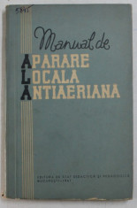 MANUAL DE APARARE LOCALA ANTIAERIANA , 1961 foto