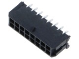 Conector MOLEX 43045-1612 cablu-placă tată PIN 16 Micro-Fit 3.0 drept