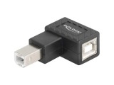 Adaptor USB 2.0 DELOCK cu USB B soclu și mufă 90&deg;