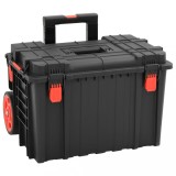 vidaXL Carcasă de transport portabilă, negru, 56,5x45,5x48 cm, PP