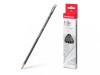 Creioane Grafit Triunghiulare Megapolis HB cu Guma, 12 buc/cutie, Ergonomice, Lemn Moale, Mina 2.2mm