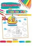 Elicoptere de colorat, 3-5 ani