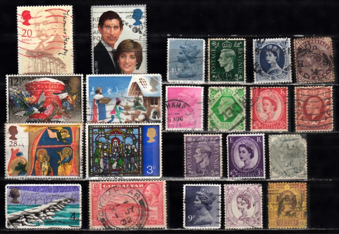 A7 T1 47 - Timbre foarte vechi - Anglia - Marea Britanie si colonii