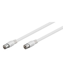 Cablu COAXIAL TV antena 1.5m mama-tata 75 ohm clasa A 85DB Dublu
