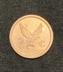 Moneda 2 cenți 1997 Africa de Sud
