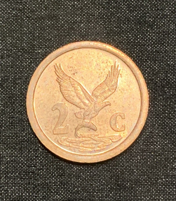 Moneda 2 cenți 1997 Africa de Sud