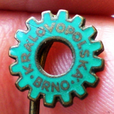 I.420 INSIGNA STICKPIN CEHOSLOVACIA INDUSTRIE KRALOVOPOLSKA BRNO 10mm email