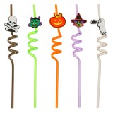 Set Paie Reutilizabile, Spiralat, Multicolor, Decorațiuni Halloween, 10 Bucăți, Oem