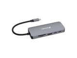 Verbatim Hub multiport USB-C 9 port SilverHDMI RJ45.2xUSB-C 3xUSB-A 3.2 Gen1&amp;amp;2 SD microSD